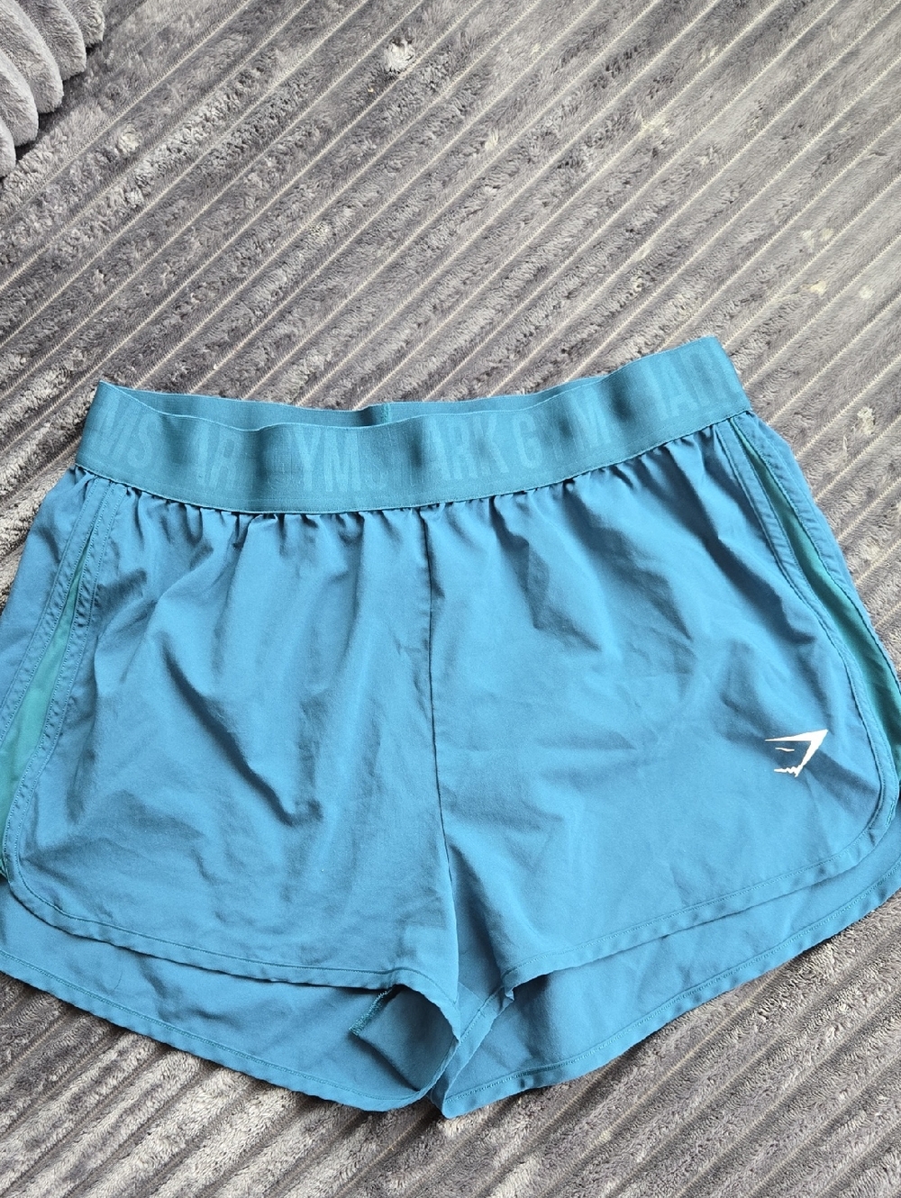 Gymshark Women's Teal Blue Athletic Shorts